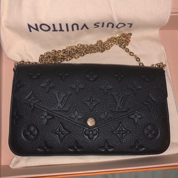 Louis Vuitton Handbags - New Louis Vuitton Felicie GM Noir Black Crossbody